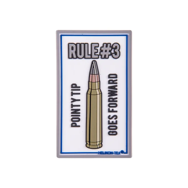 Нашивка Helikon-Tex Rule#3 Patch - PVC — White