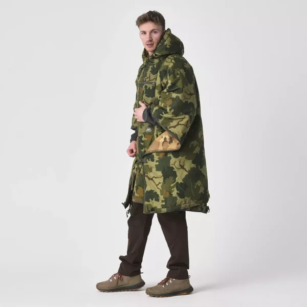 Двустороннее пончо Helikon-Tex Reversible Swagman Roll — Mitchell Camo Leaf / Mitchell Camo Clouds