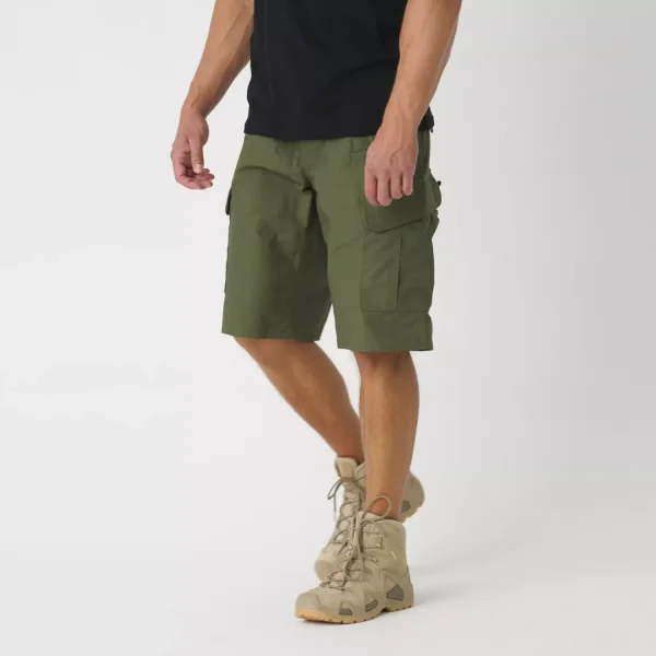 Шорты Helikon-Tex CPU Shorts - PolyCotton Ripstop — Olive Green