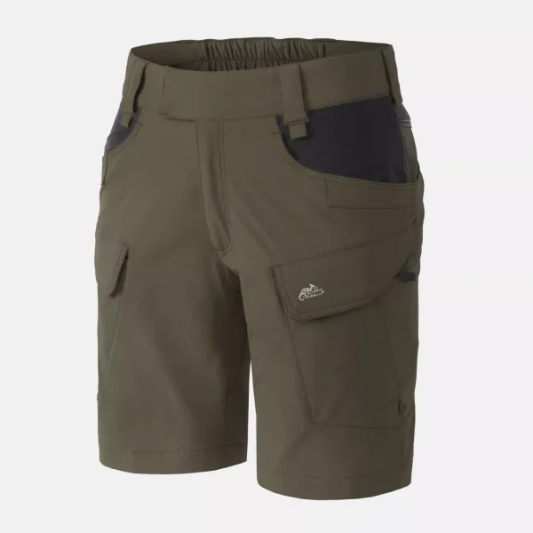 Женские шорты Helikon-Tex Women's OTP 8'5 Shorts — Taiga Green / Black