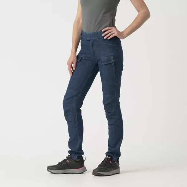 Женские брюки Helikon-Tex WOMEN'S UTP Resized (Urban Tactical Pants) - Denim Stretch — Marine Blue