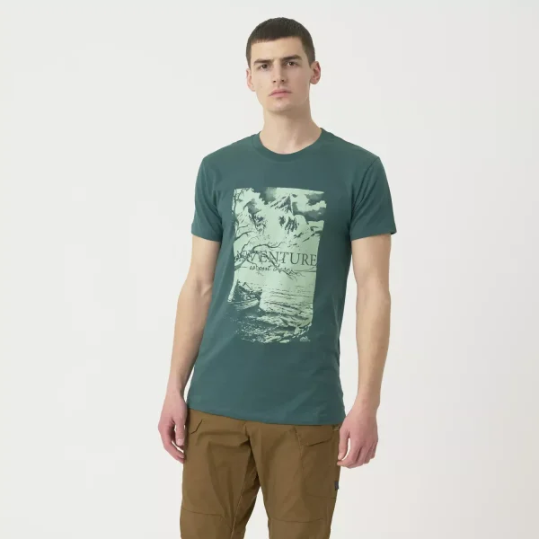Футболка Helikon-Tex T-Shirt (Adventure Is Out There) — Dark Azure