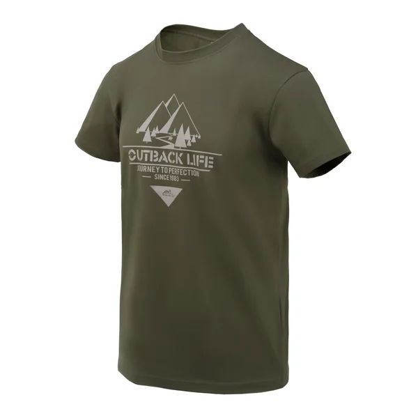 Футболка Helikon-Tex T-Shirt (Outback Life) — Taiga Green