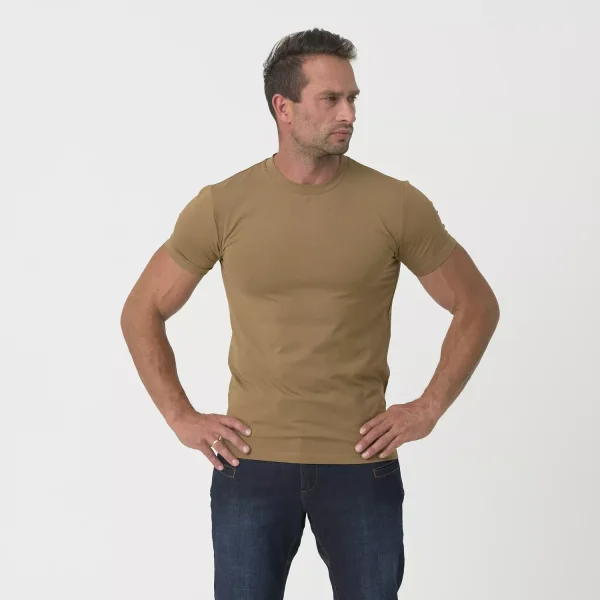 Футболка Helikon-Tex Organic Cotton T-Shirt SLIM — Coyote
