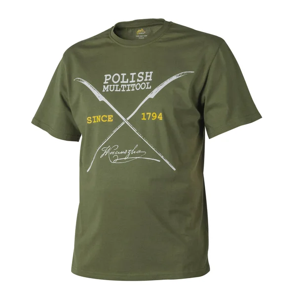 Футболка Helikon-Tex T-Shirt (Polish Multitool) - Cotton — U.S. Green