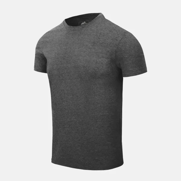 Футболка Helikon-Tex T-Shirt Slim — Melange Black-Grey