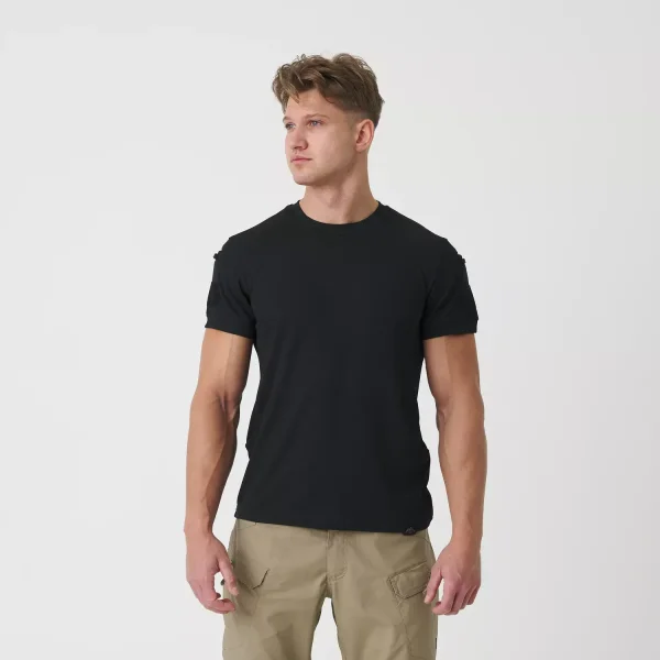 Футболка Helikon-Tex TACTICAL T-Shirt - TopCool — Black