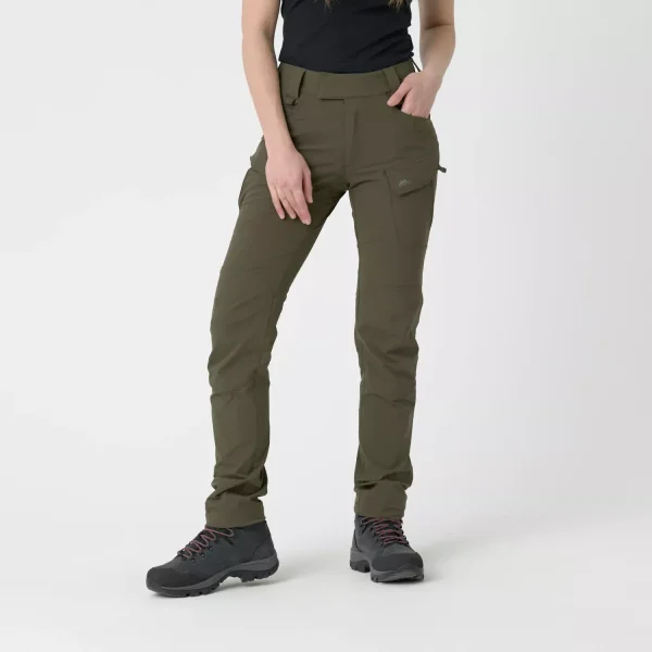 Женские брюки Helikon-Tex Women's OTP (Outdoor Tactical Pants) - VersaStretch — Taiga Green