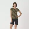 Женская футболка Helikon-Tex Women's T-shirt Slim Organic — PL Woodland