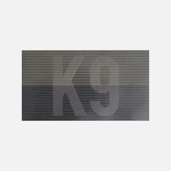 Нашивка K9 Polish large patch SUBDUED flag — Black / Boreal Green