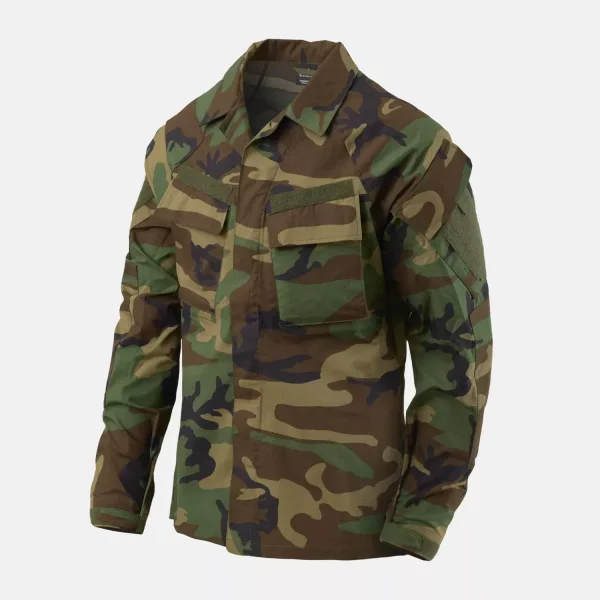 Рубашка Helikon-Tex Raid Shirt - PolyCotton Stretch Ripstop — US Woodland