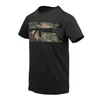 Футболка Helikon-Tex T-shirt 16/203 combo — Black / US Woodland