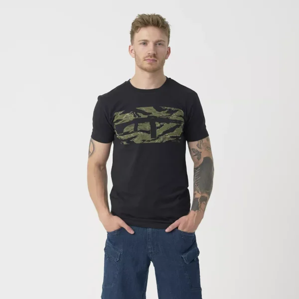 Футболка Helikon-Tex T-Shirt (RPD) — Black / Tiger Stripe