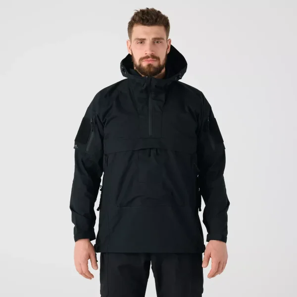 Куртка Helikon-Tex Tracer Anorak Jacket - Polycotton Stretch Ripstop — Black