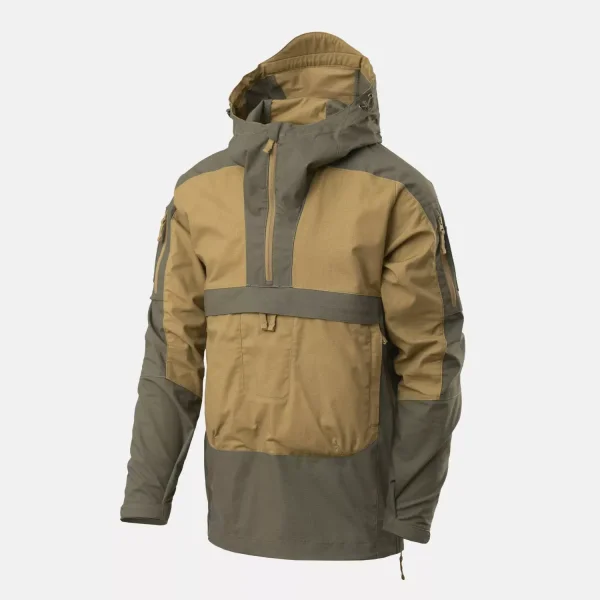 Куртка Helikon-Tex Tracer Anorak Jacket - Polycotton Stretch Ripstop — Coyote / Taiga Green