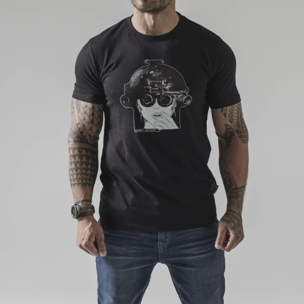 Футболка Direct Action T-shirt DA ART NVG - Cotton — Black