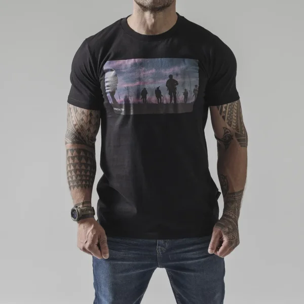 Футболка Direct Action T-shirt DA Sunset - Cotton — Black