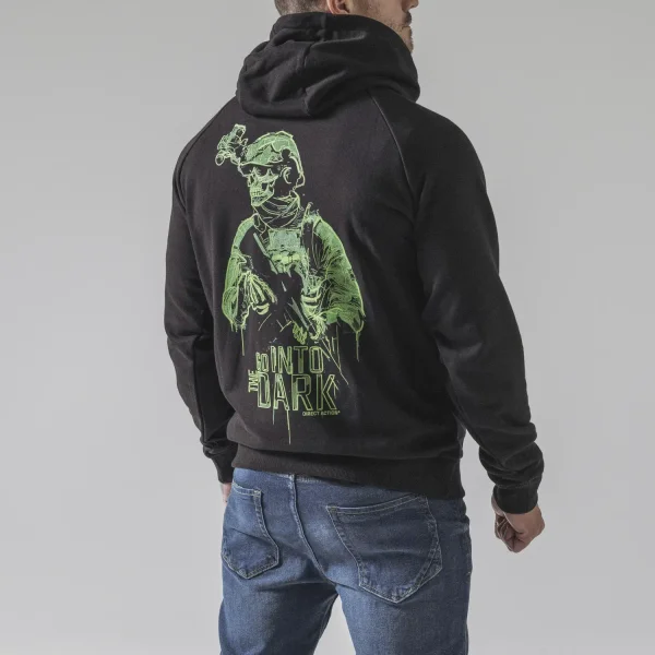 Худи Direct Action Hoodie DA Into the dark — Black