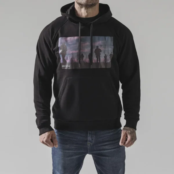 Худи Direct Action Hoodie�DA Sunset — Black