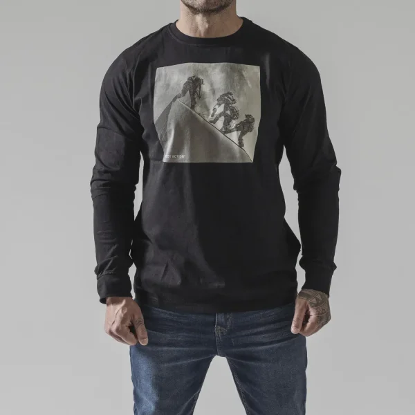 Лонгслив Direct Action Longsleeve DA Rope - Cotton — Black