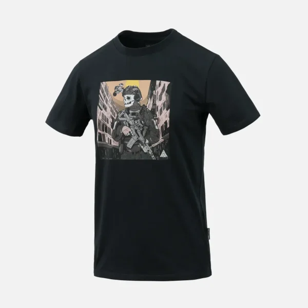 Футболка Direct Action T-shirt DA SKELETON - Cotton