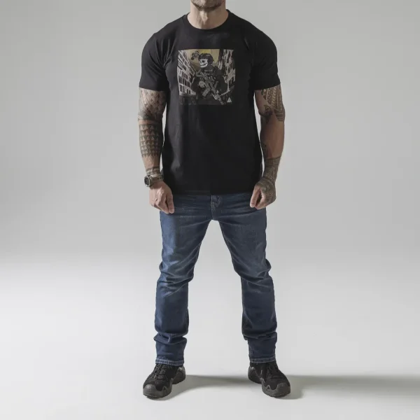 Футболка Direct Action T-shirt DA SKELETON - Cotton