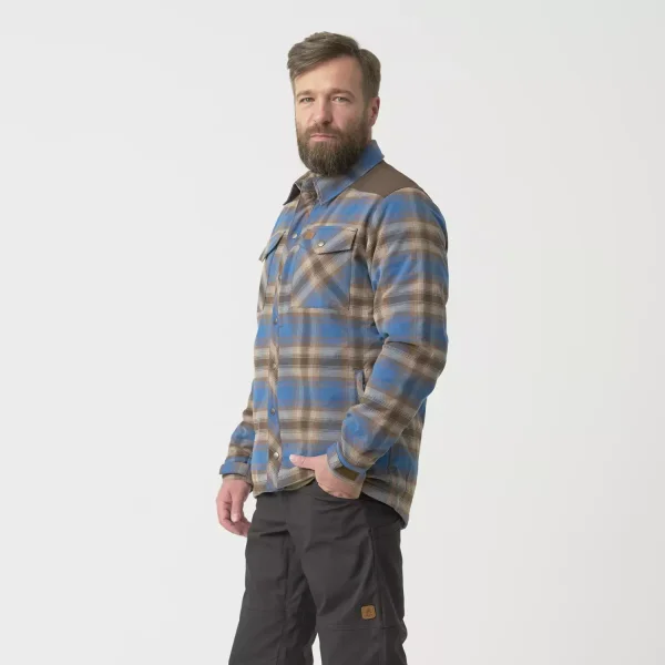 Рубашка Helikon-Tex Winter Warden Shirt — Forest Blue Plaid