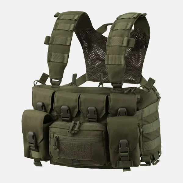 Нагрудная платформа Helikon-Tex Guardian Reece Chest Rig - Cordura — Olive Green