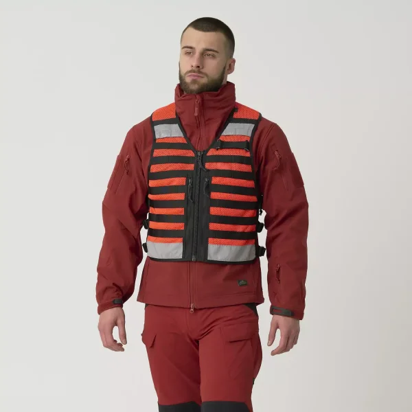 Жилет Helikon-Tex SAR Vest — Fluorescent Red