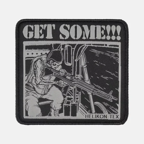 Нашивка Helikon-Tex Get some! Patch — Black