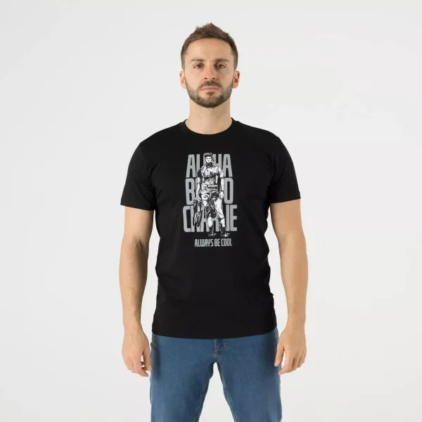 Футболка Helikon-Tex T-shirt (ABC Alfa Bravo Charlie) — Black