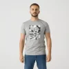 Футболка Helikon-Tex T-shirt (Combat Date) — Melange Mid Grey