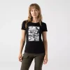 Женская футболка Helikon-Tex Women's T-shirt Slim (Combat date) — Black