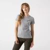 Женская футболка Helikon-Tex Women's T-shirt Slim (Come and take it) — Melange Mid Grey