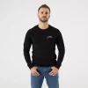Футболка с длинным рукавом Helikon-Tex T-shirt Long Sleeve (Helikon-Tex Logo) — Black