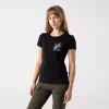 Женская футболка Helikon-Tex Women's T-shirt Slim (Old school) — Black