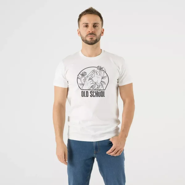 Футболка Helikon-Tex T-Shirt (Old school) — White
