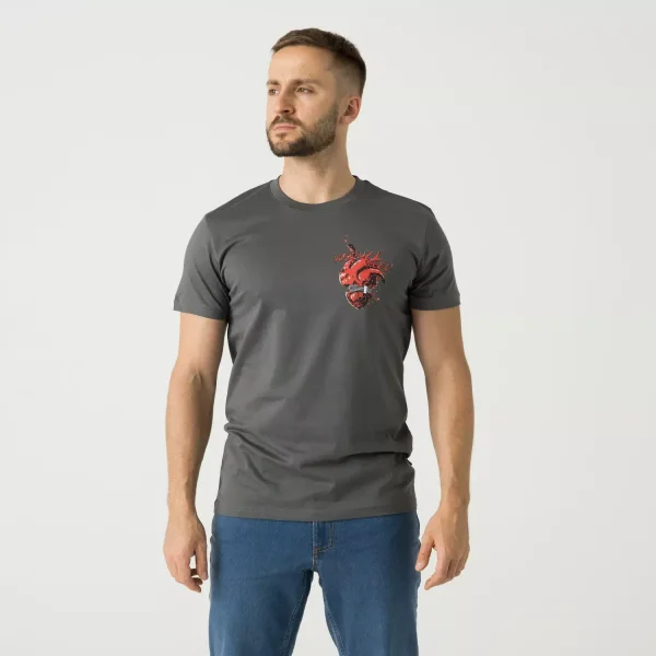 Футболка Helikon-Tex T-shirt (Problem solved!) — Shadow Grey