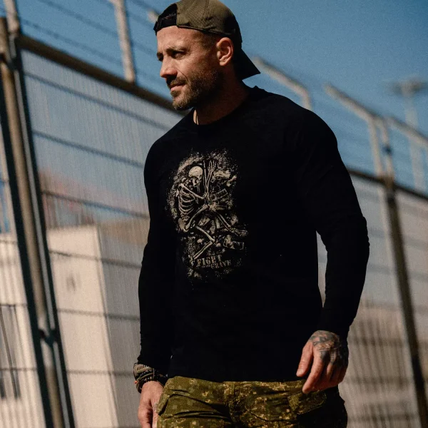 Футболка с длинным рукавом Helikon-Tex T-shirt Long Sleeve (Fight to the grave)