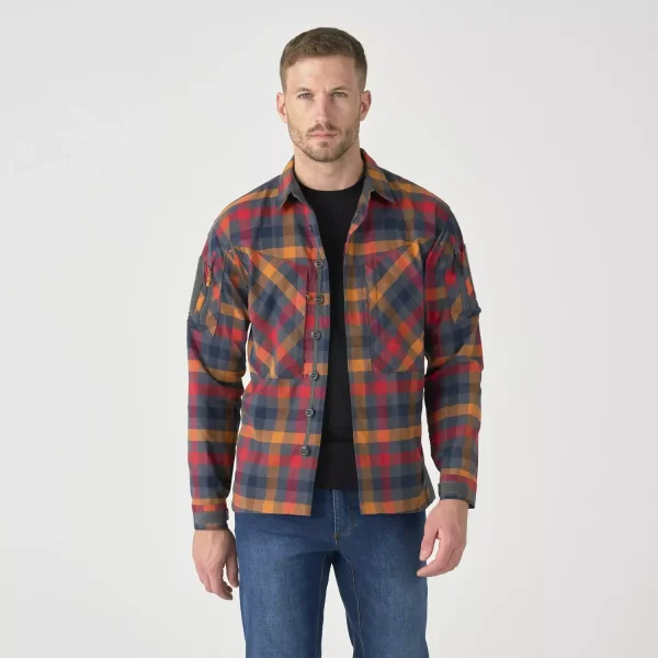 Рубашка Helikon-Tex MBDU Shirt — Dark Autumn Checkered