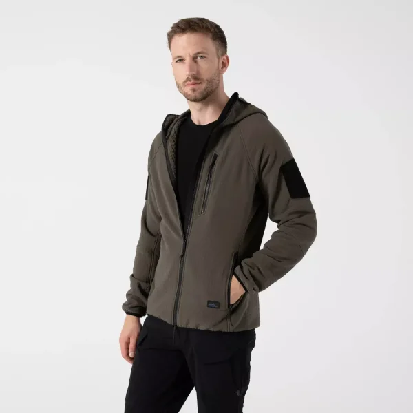 Флисовая куртка Helikon-Tex Patriot PRO Fleece — Taiga Green