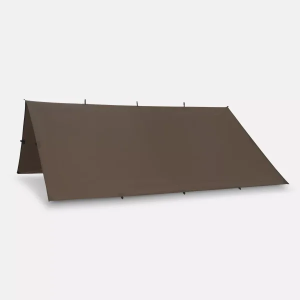 Тент Helikon-Tex Supertarp Small Spark Resistant — Earth Brown