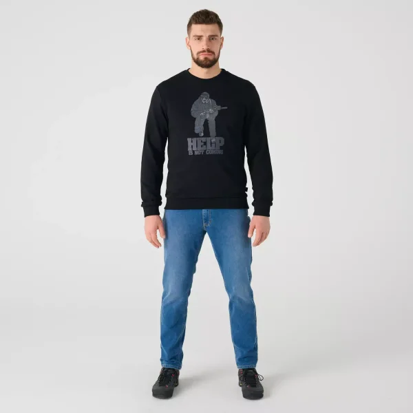 Толстовка Helikon-Tex Crewneck (Help is not coming)