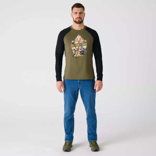 Футболка с длинным рукавом Helikon-Tex T-shirt Long sleeve (Lift, Run, Shoot)