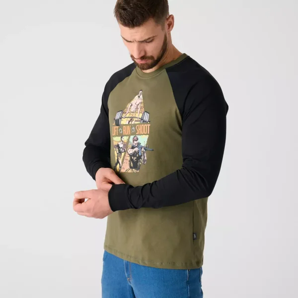Футболка с длинным рукавом Helikon-Tex T-shirt Long sleeve (Lift, Run, Shoot)