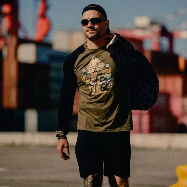 Футболка с длинным рукавом Helikon-Tex T-shirt Long sleeve (Lift, Run, Shoot)