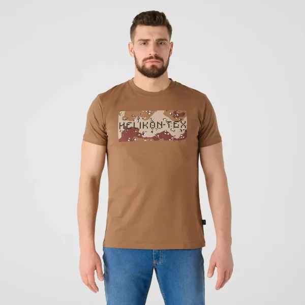 Футболка Helikon-Tex T-shirt (Helikon-Tex&Camo) — Mud Brown