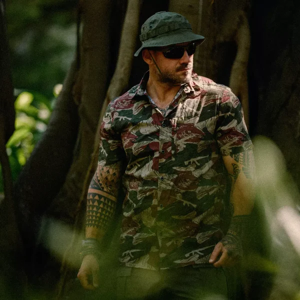 Гавайская рубашка Helikon-Tex Hawaiian Shirt — Brushstroke Camo