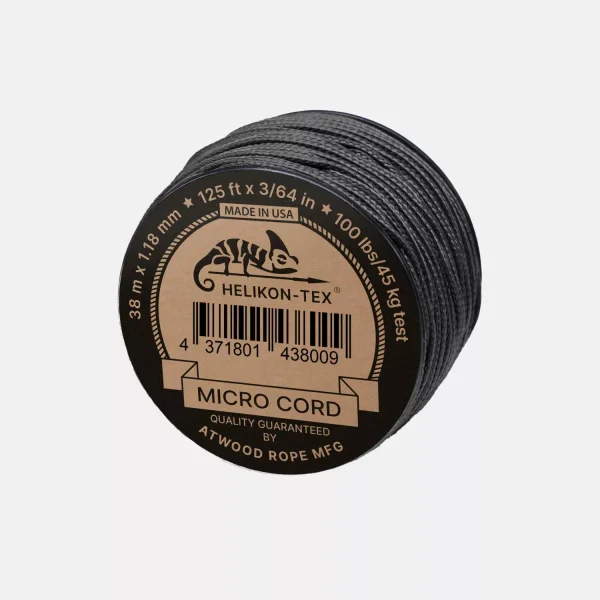 Шнур Helikon-Tex Micro Cord (125ft) — Black