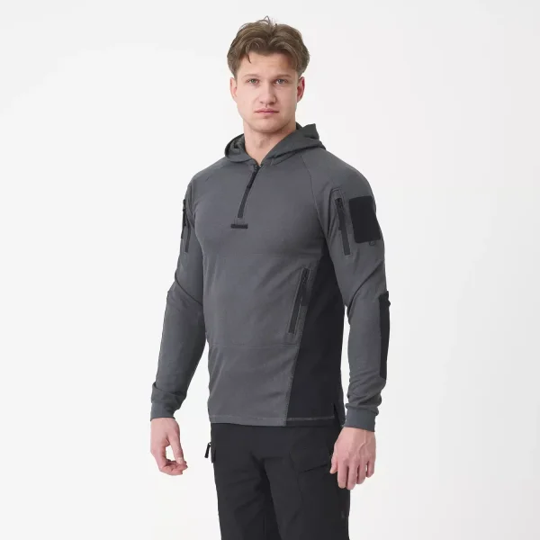Толстовка Helikon-Tex RANGE HOODIE - TopCool — Shadow Grey / Black